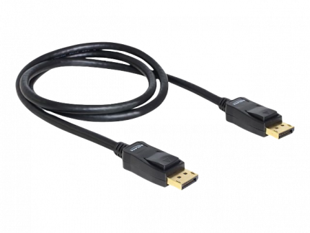Delock Kabel DisplayPort 1.2 Stecker > DisplayPort Stecker 1 m schwarz 4K