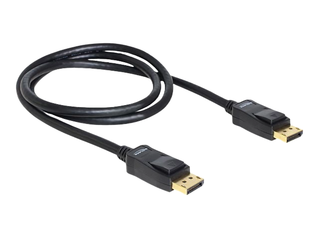 Delock Kabel DisplayPort 1.2 Stecker > DisplayPort Stecker 1 m schwarz 4K