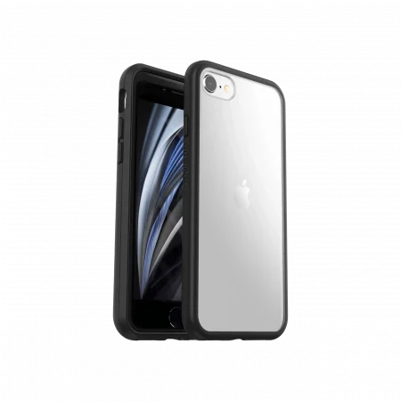 OtterBox React iPhone SE (3rd/2nd gen)/8/7 Black Crystal - clear/black