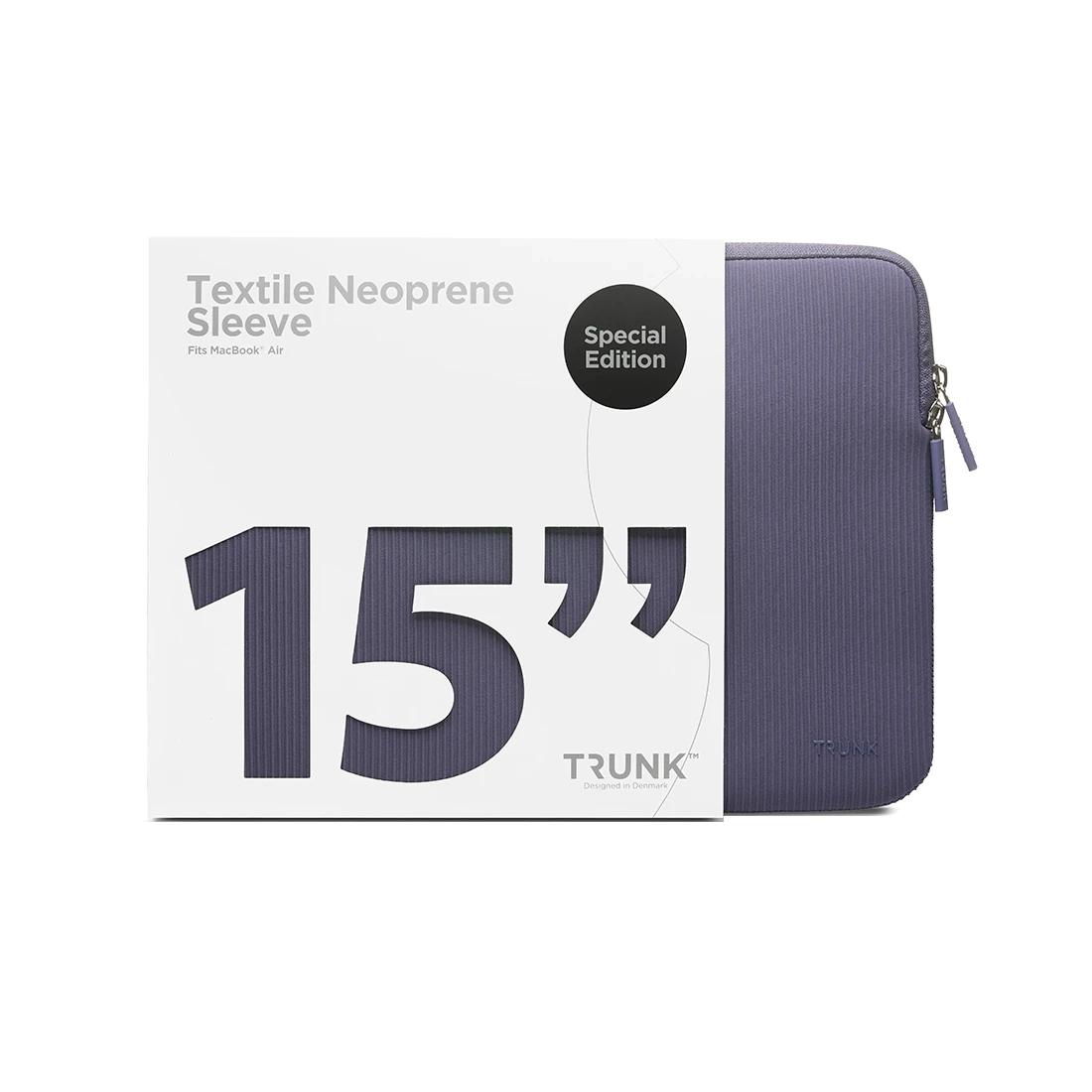 Trunk Textile Neopren Sleeve gerippt für MacBook Air 15"