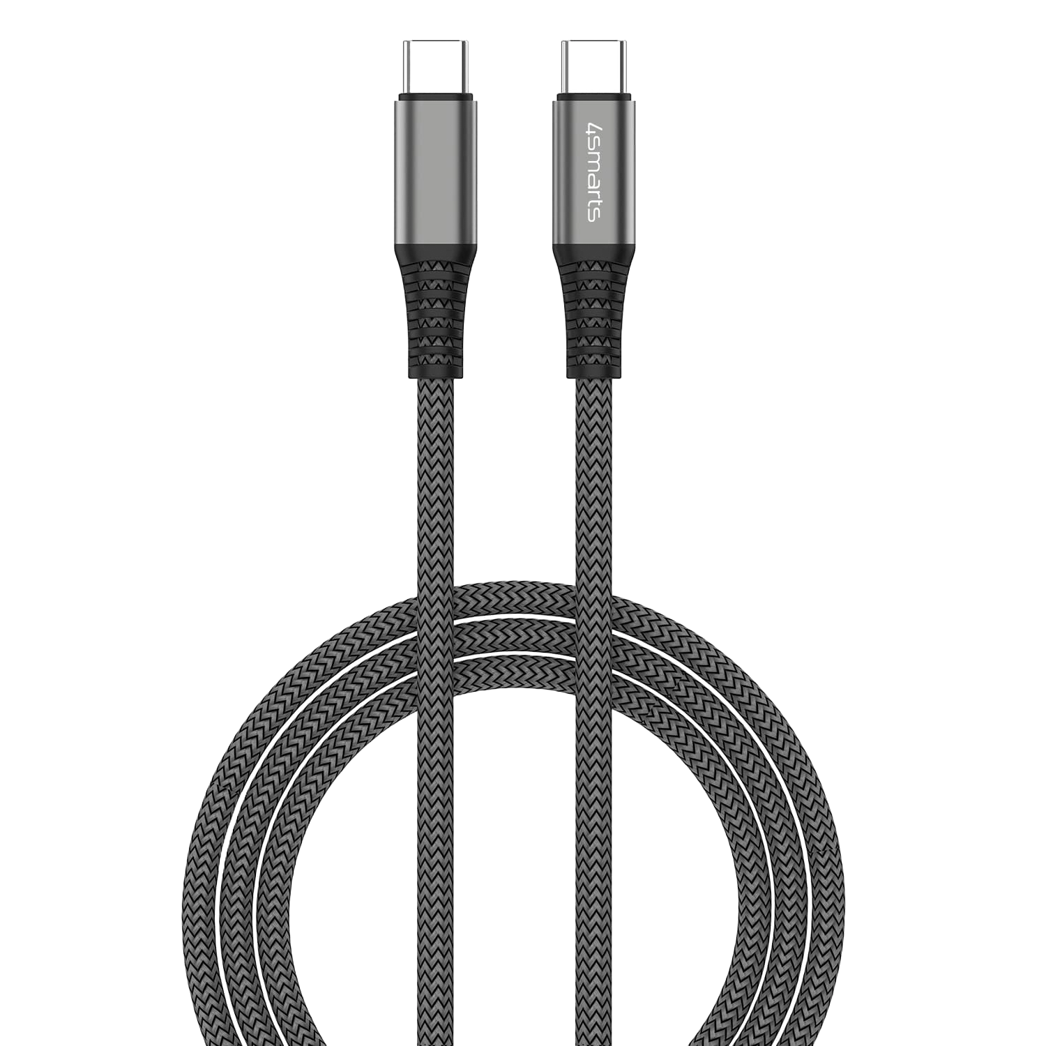 4smarts USB-C auf USB-C Kabel PremiumCord 100W 3m schwarz