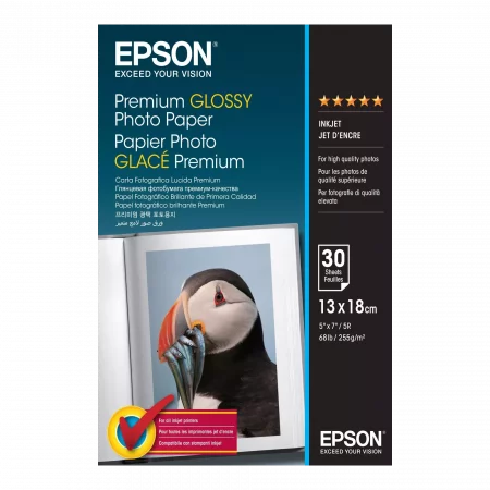 Epson Premium Glossy Photo Paper 13x18 cm