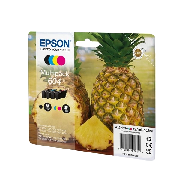 Epson Tinte 604 4er Multipack (BKCMY)