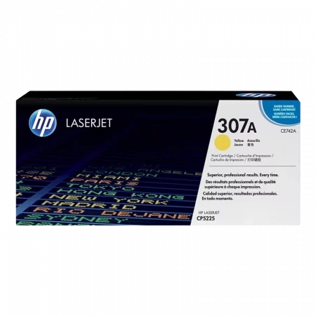 HP 307A Toner CE742A gelb