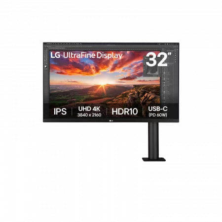 LG 32“ UHD 4K Monitor Ergo 32UN880K-B