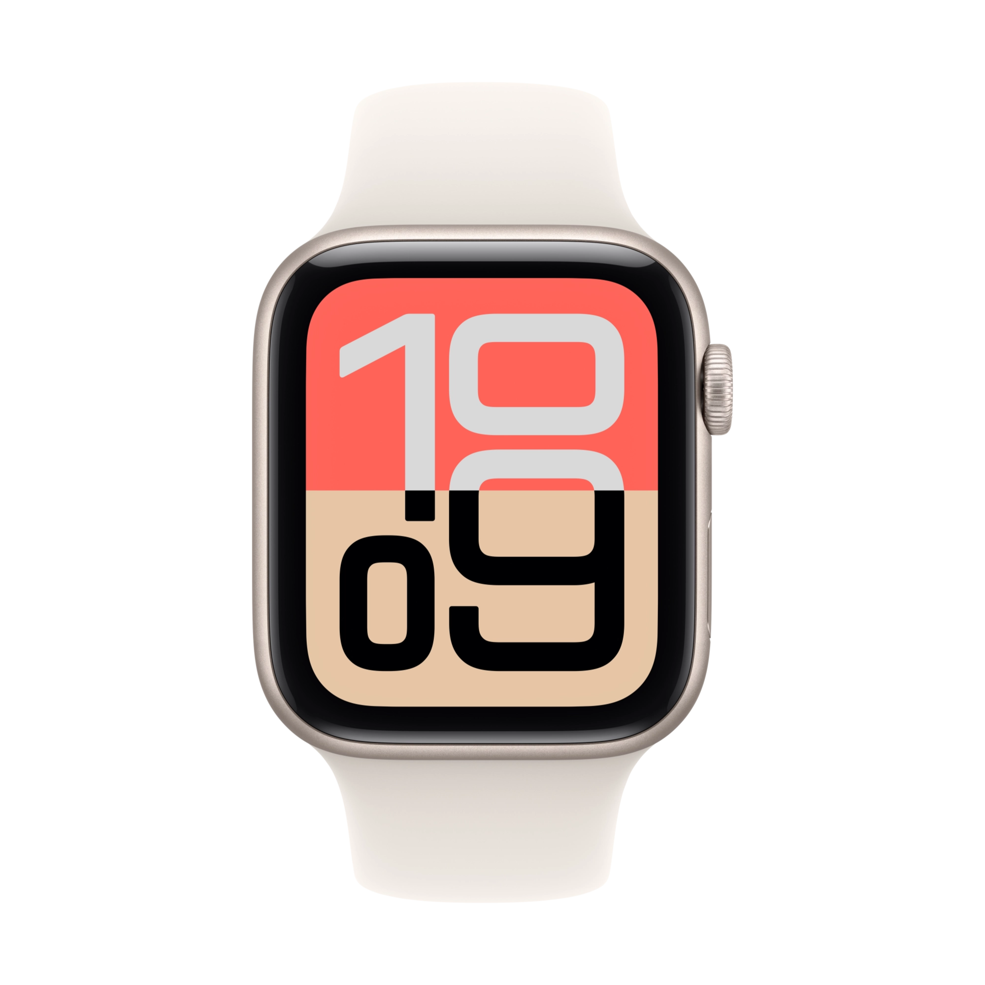 Apple Watch SE 3 GPS + Cellular 44mm polarstern Aluminium Case mit Sportarmband polarstern - M/L