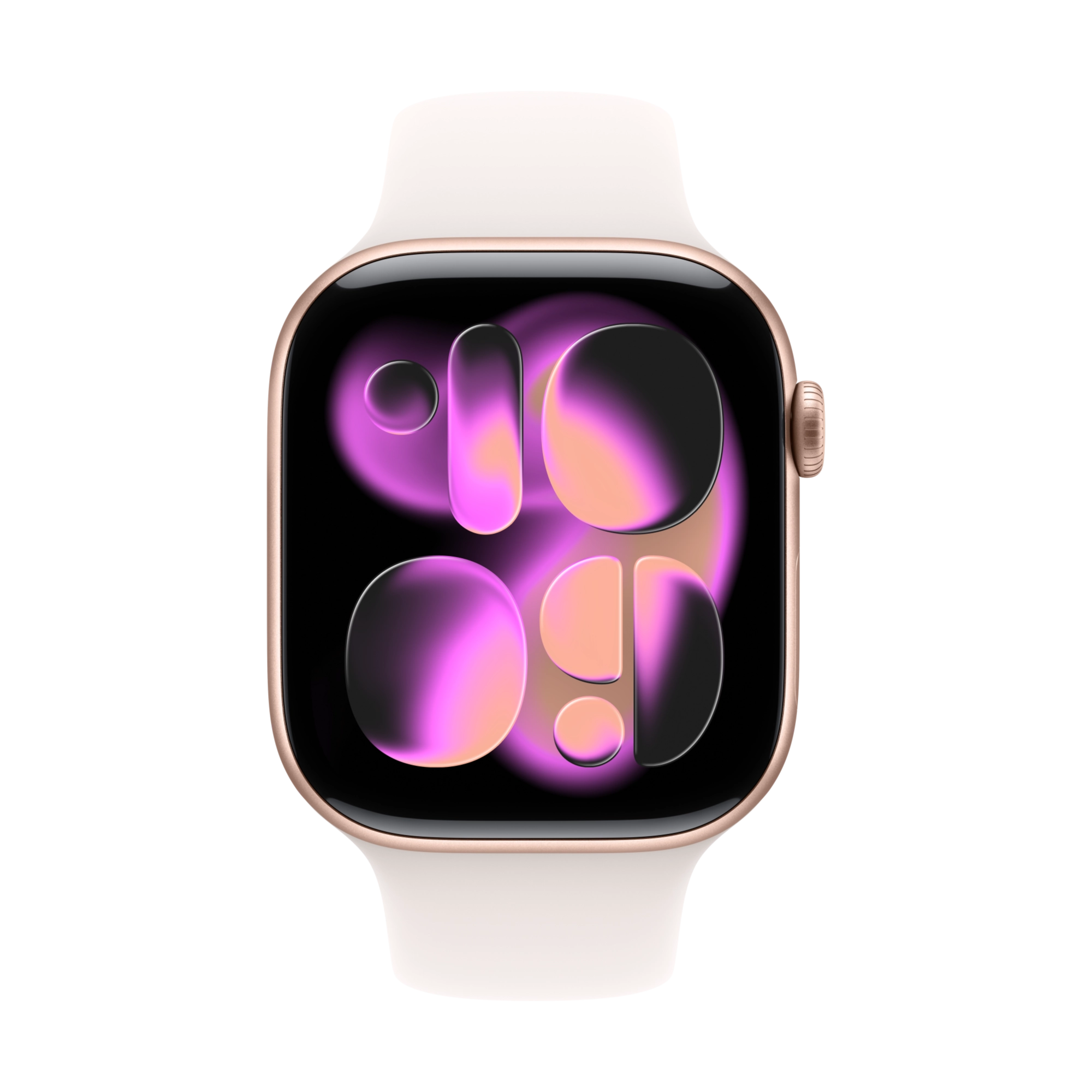 Apple Watch Series 11 GPS+Cellular 46mm Aluminium roségold mit hellrosa Sportarmband - S/M