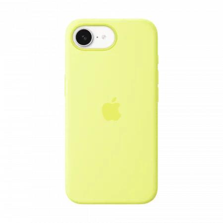 Apple iPhone 16e Silikon Case – Neongelb