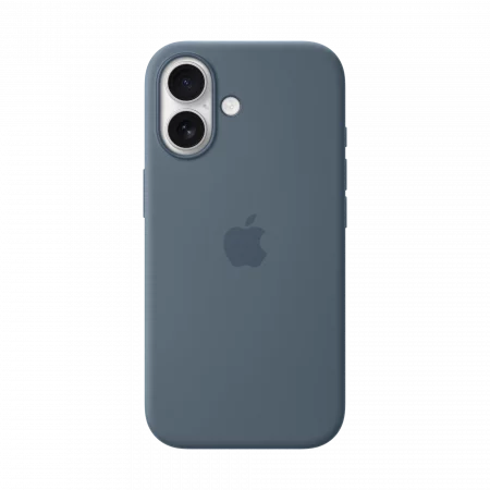 Apple iPhone 17 Silikon Case mit MagSafe - Maritimblau