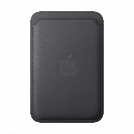 Apple iPhone Feingewebe Wallet mit MagSafe – Schwarz
