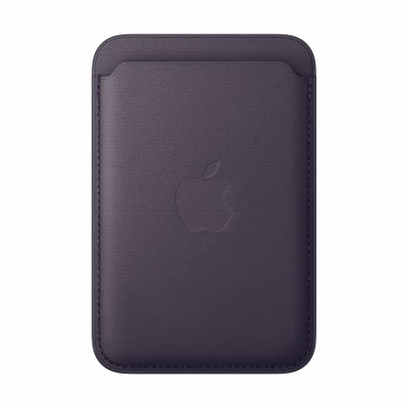 Apple iPhone Feingewebe Wallet mit MagSafe – Mitternachtsviolett