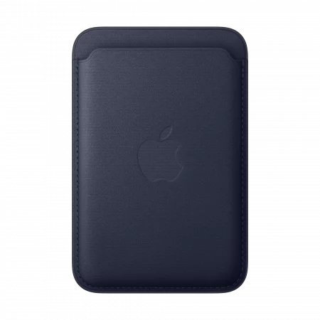 Apple iPhone Feingewebe Wallet mit MagSafe – Navy