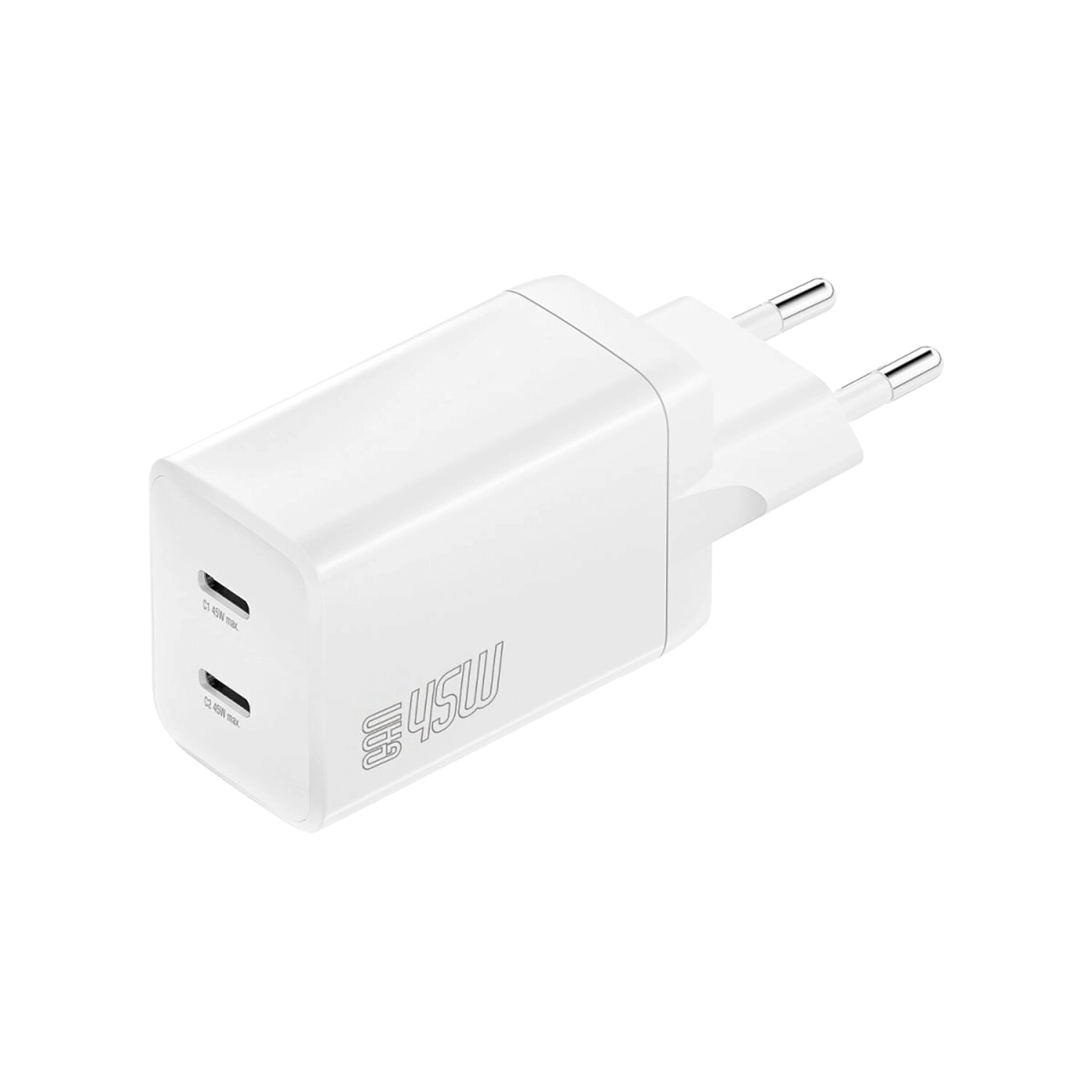 4smarts Ladegerät PDPlug Dual 45W GaN 2C