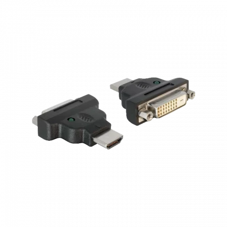 Delock Adapter HDMI Stecker > DVI-25pin Buchse mit LED