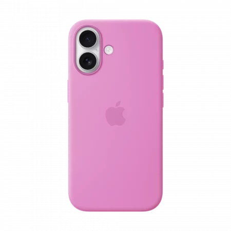 Apple iPhone 17 Silikon Case mit MagSafe - leuchtendes lavendel