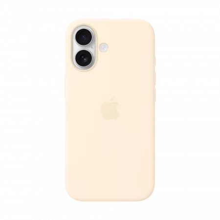 Apple iPhone 17 Silikon Case mit MagSafe - vanille