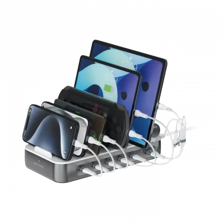 4smarts Ladestation Team 100W 5C/1A inkl. 6 Kabel