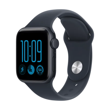 Apple Watch SE 3 GPS + Cellular 40mm mitternacht Aluminium Case mit Sportarmband navyblau - S/M