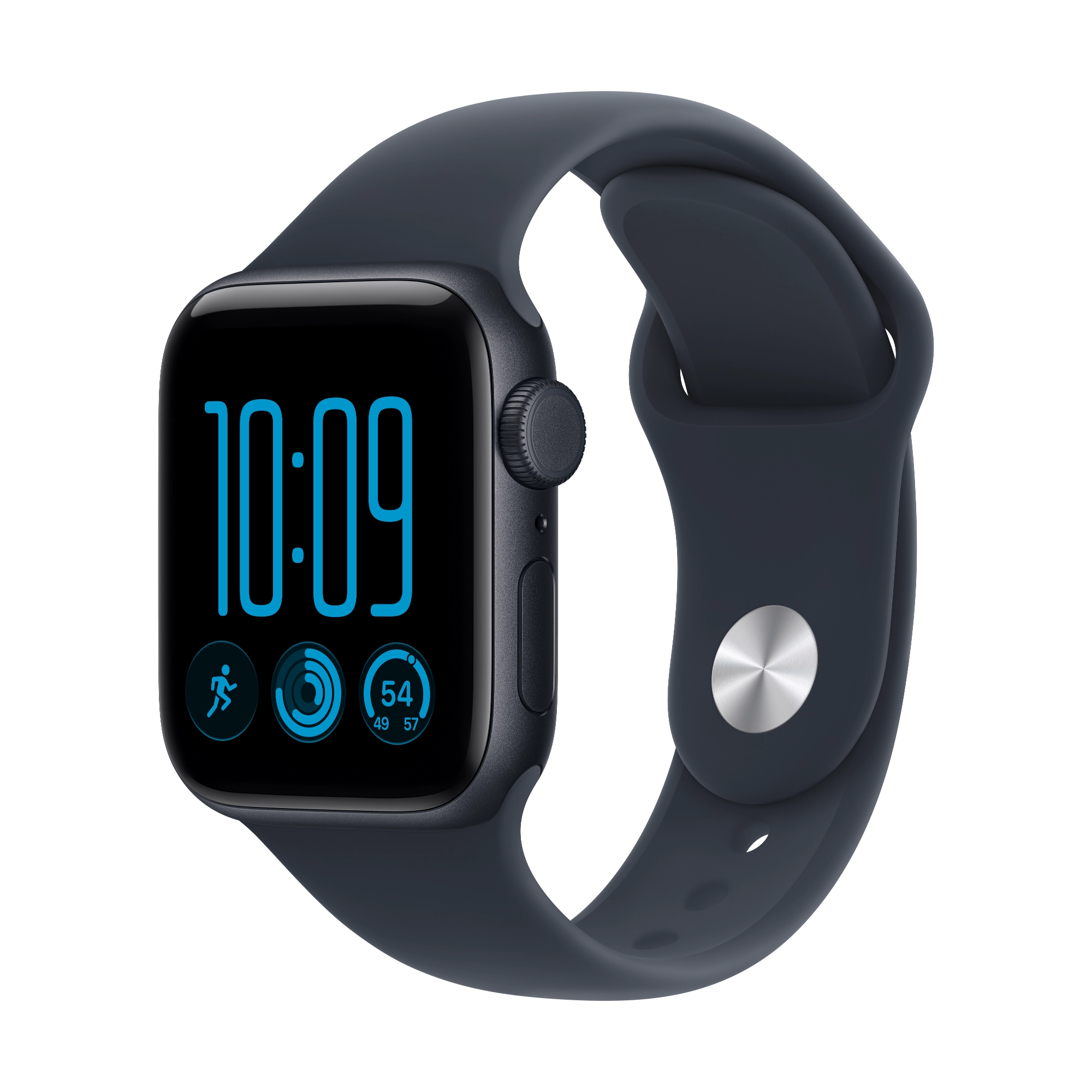Apple Watch SE 3 GPS + Cellular 40mm mitternacht Aluminium Case mit Sportarmband navyblau - S/M