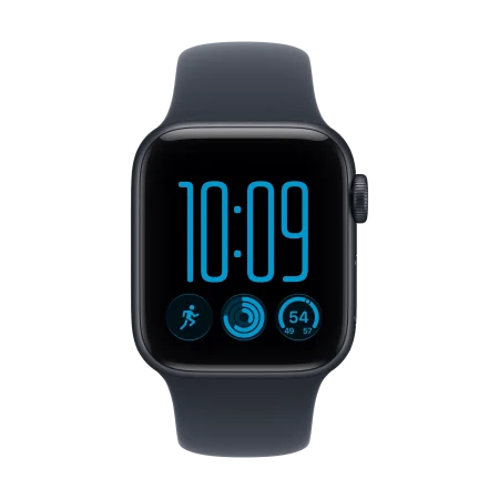 Apple Watch SE 3 GPS 40mm mitternacht Aluminium Case mit Sportarmband navyblau - S/M