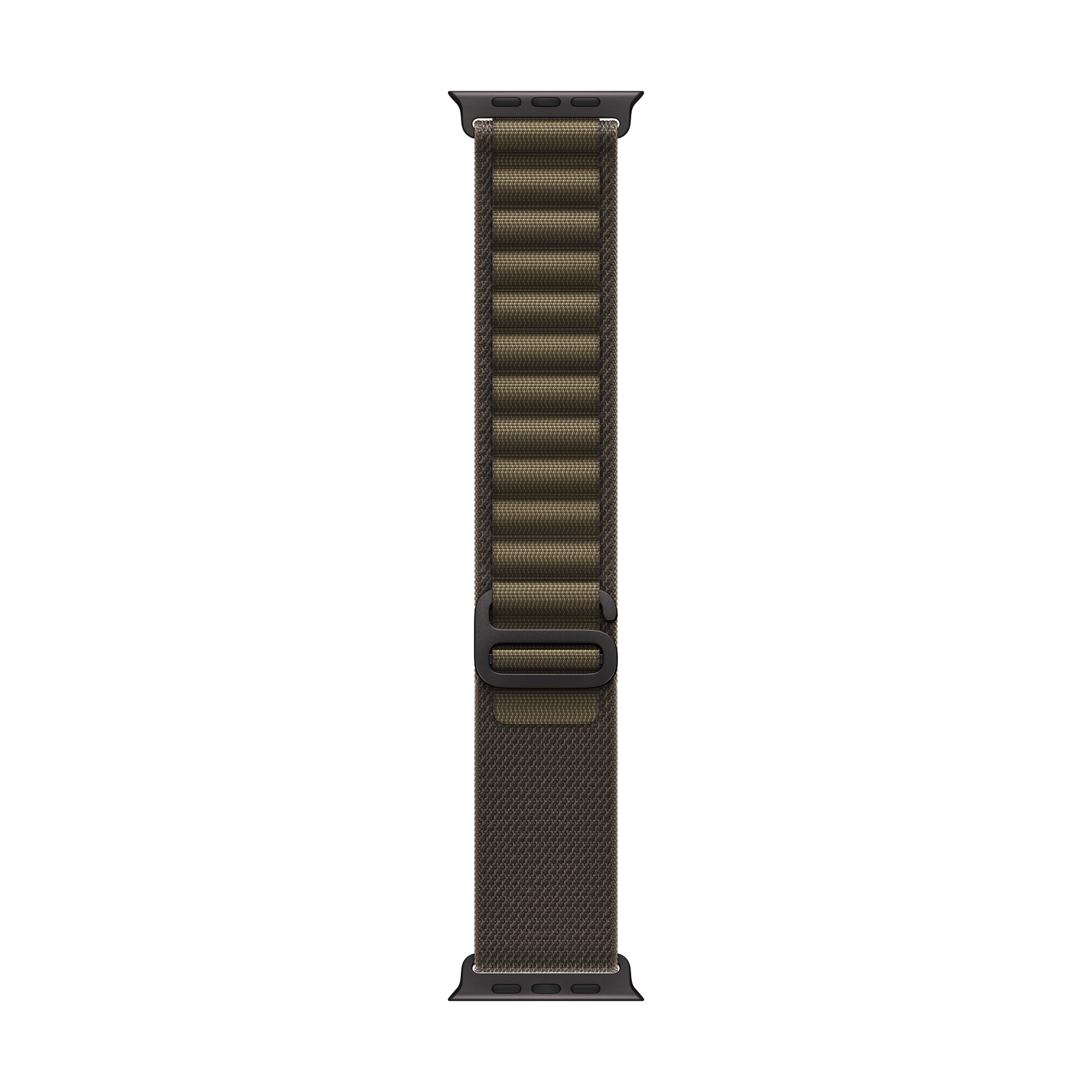 Apple Watch 49 mm Alpine Loop Dunkeloliv – Titan Schwarz
