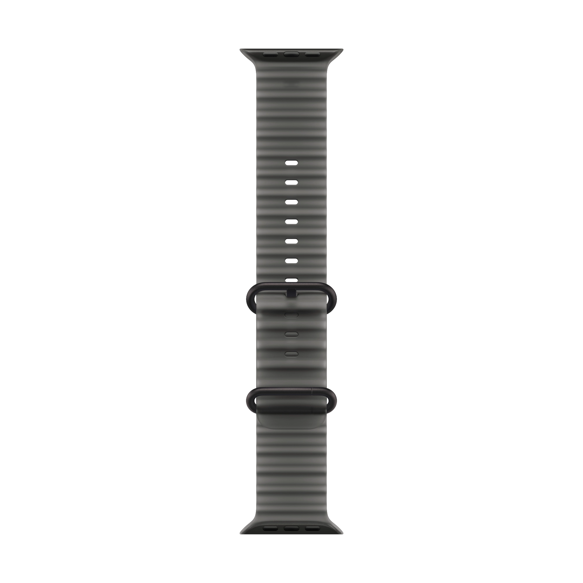 Apple 49 mm Ocean Armband Halbtransparentes Schwarz - Titan Schwarz