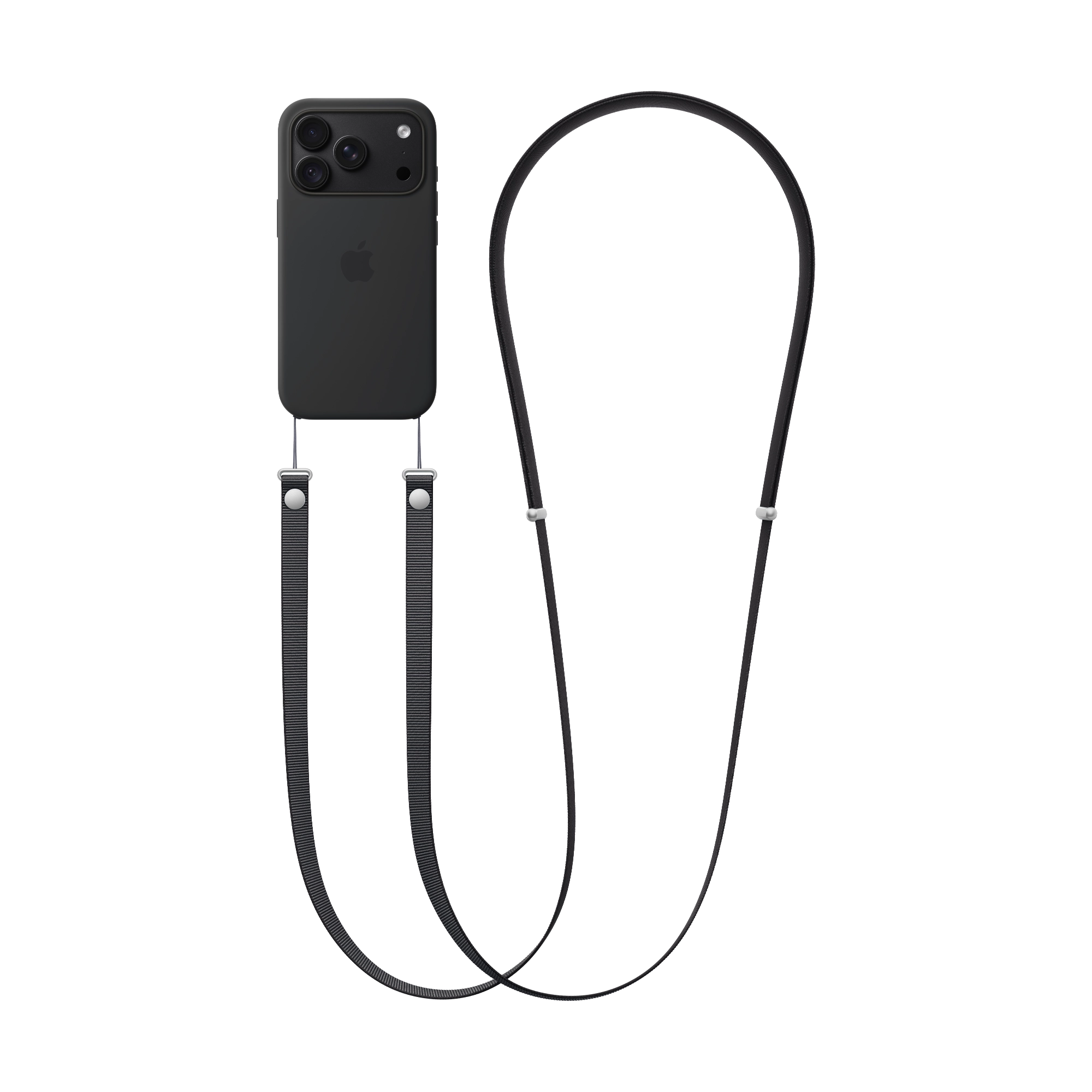 Apple Crossbody Band – Schwarz