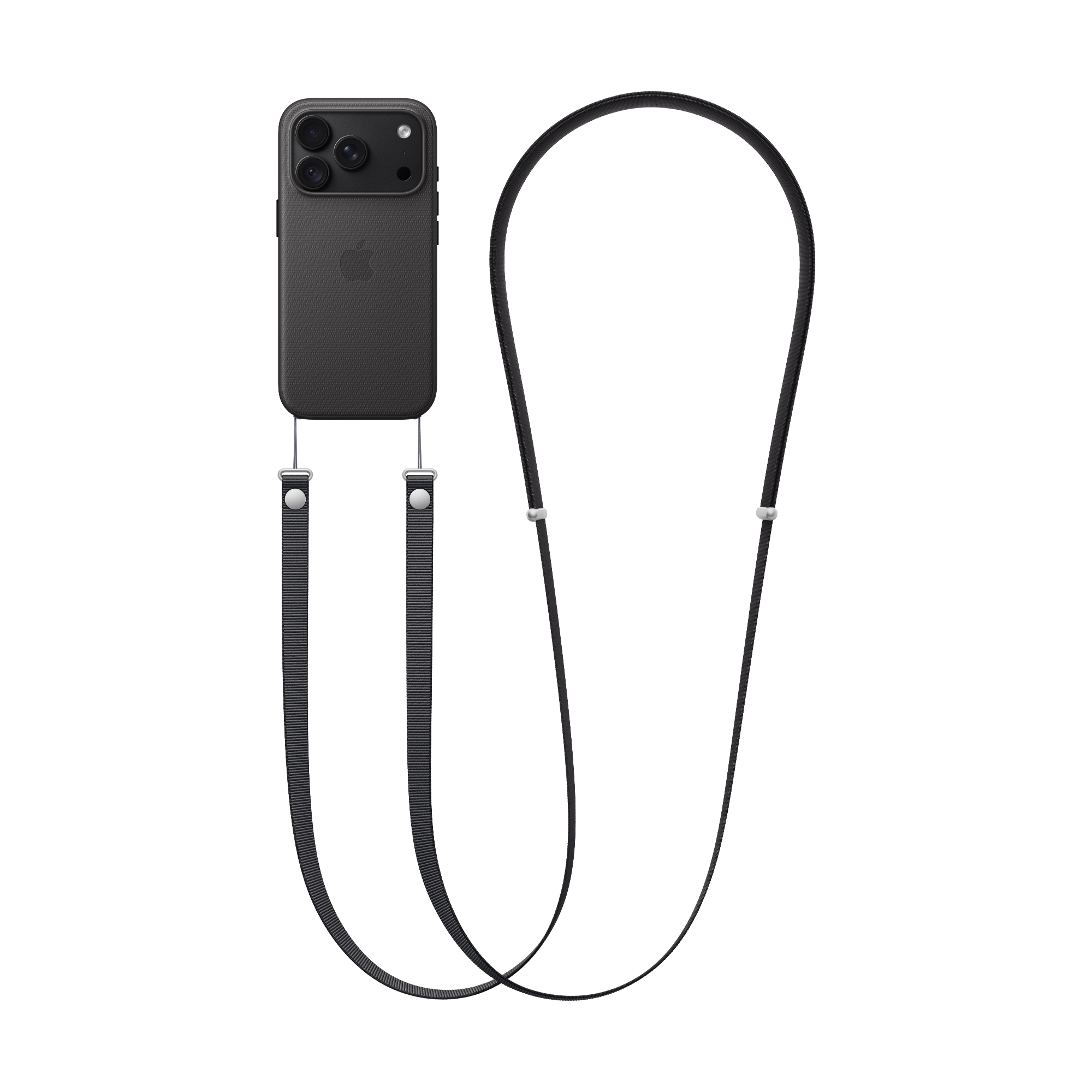 Apple Crossbody Band – Schwarz