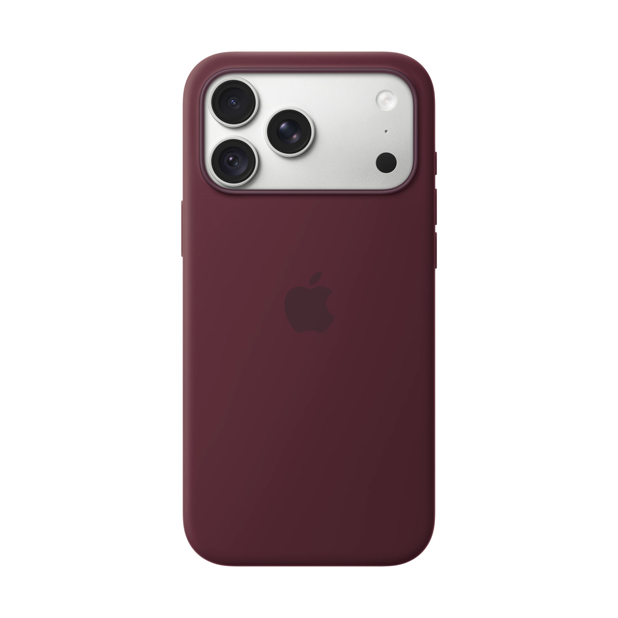 Apple iPhone 18 Pro Max Silikon Case mit MagSafe - Burgunder
