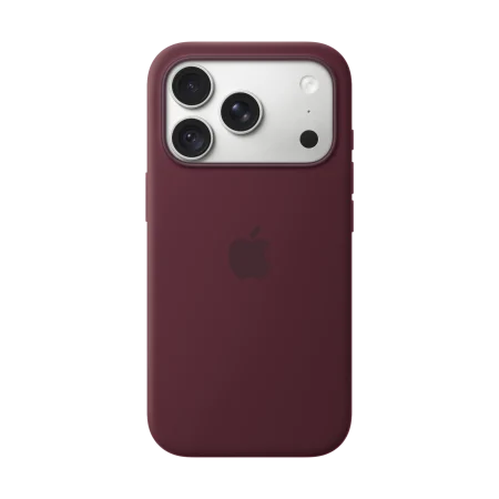 Apple iPhone 18 Pro Silikon Case mit MagSafe - Burgunder