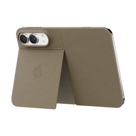 Apple iPhone Duo Folio mit Standfuß - Taupe