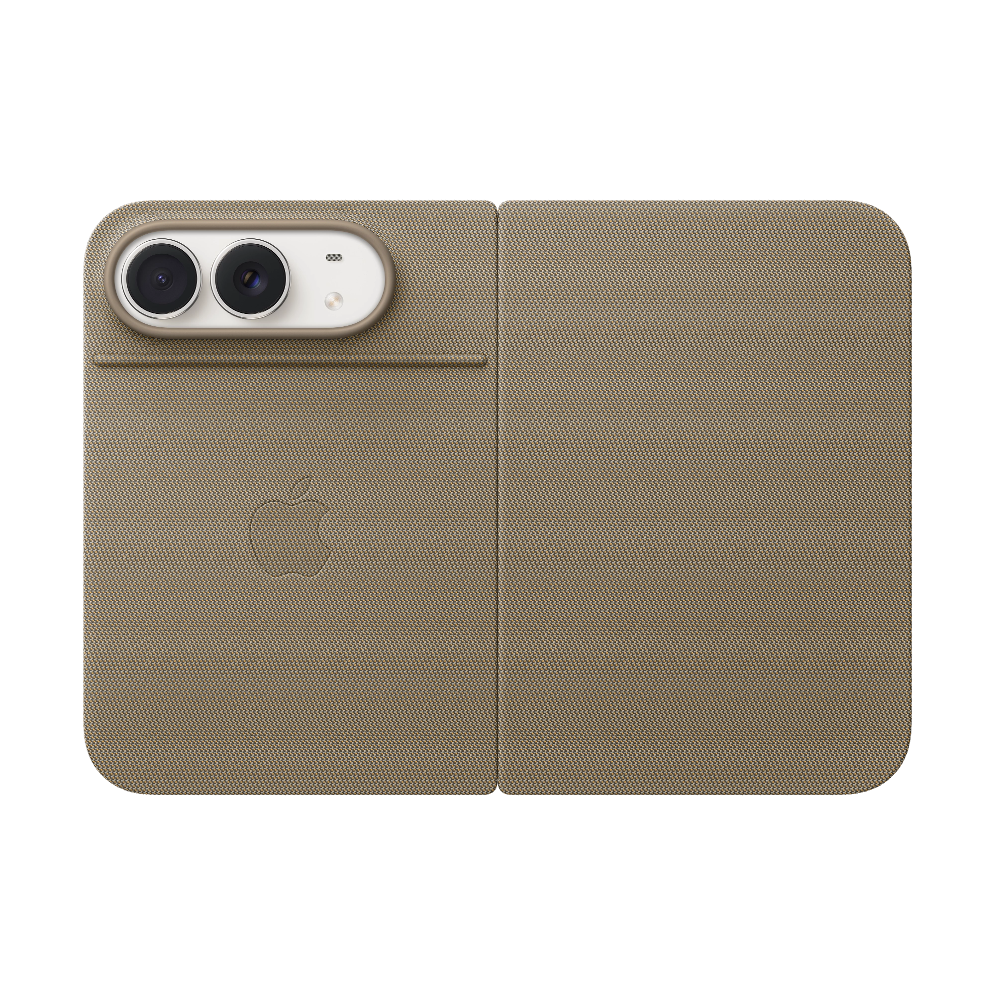 Apple iPhone Duo Folio mit Standfuß - Taupe